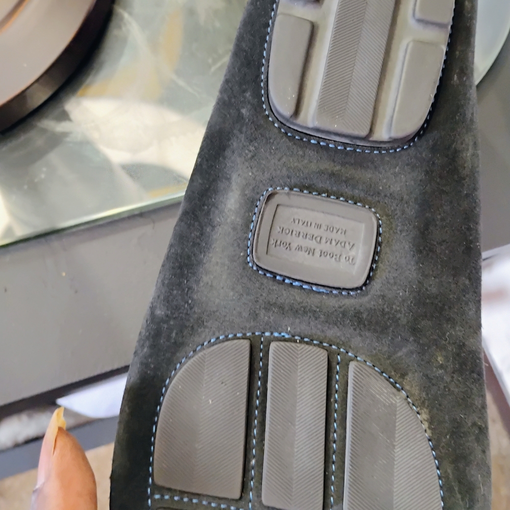 To Boot Black Loafers with Blue Accents - Picture 9 of 11